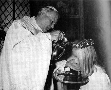 Chrzest Tesi - Castel Gandolfo 1981 r.